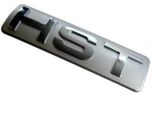 Range Rover Sport "HST" badge - silver / chrome ( Genuine ) Preview